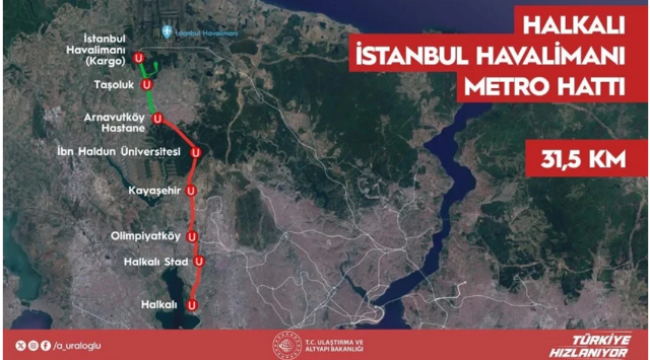 Dünyanın en uzun hatlarından biri olacak: Halkalı-İstanbul Havalimanı Metrosu'nun tamamının açılacağı tarih belli oldu