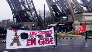 Fransa'da büyük grev: Ülke çapında kaos, Eyfel Kulesi kapatıldı