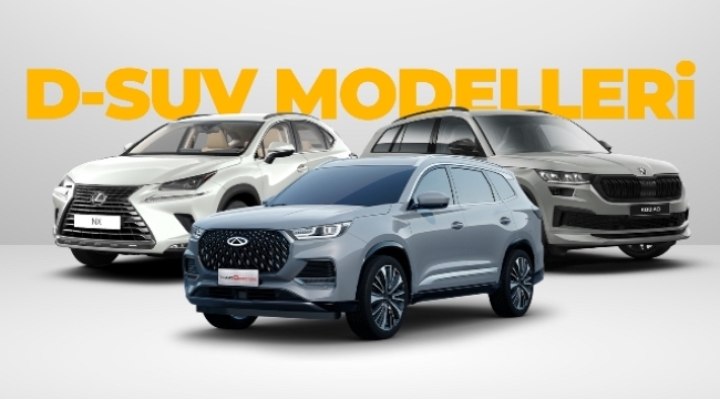 Otomotiv pazarında SUV araçlar yüzde 63'lük paya ulaştı