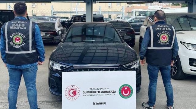 Ticaret Bakanlığı'ndan 288 milyon liralık lüks araç operasyonu