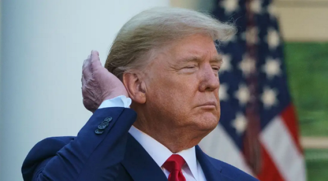 Trump'tan Time'ın kapak fotoğrafına sitem: Saçımı 'yok etmişler'