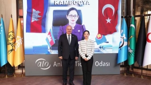 KAMBOÇYA TİCARET BAKANI ATO'DA…