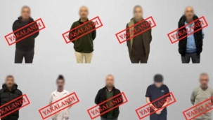 Kırmızı bültenle ve ulusal seviyede aranan 9 suçlu Türkiye'ye getirildi