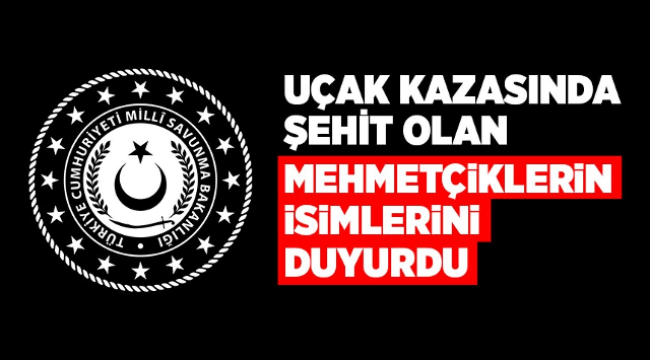 MSB, 20 şehidin isimlerini paylaştı