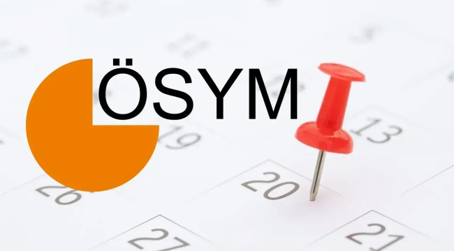 ÖSYM'nin 2026 sınav takvimi belli oldu