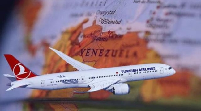 THY dahil uluslararası havayolları Venezüella uçuşlarını' askıya aldı