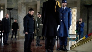 Zelenski'den Anıtkabir ziyareti