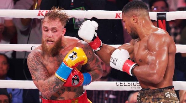 Anthony Joshua, Jake Paul'u nakavt etti