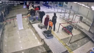 Büyükçekmece Adliyesi'nden 25 kilo altın ve 50 kilo gümüş çalan kişinin havalimanındaki görüntüleri ortaya çıktı