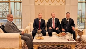 Erdoğan ve Putin Aşkabat'ta bir araya geldi