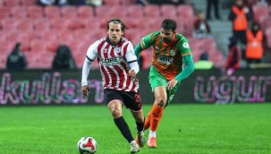 Trendyol Süper Lig: Samsunspor: 1 - Alanyaspor: 1
