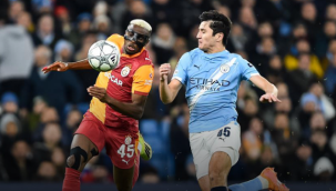Galatasaray, Manchester City'ye 2-0 mağlup oldu.