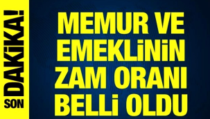 Memur ve emeklinin maaş zammı belli oldu