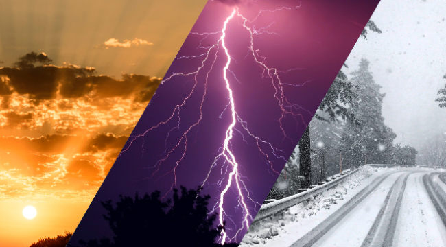 Meteoroloji'den buzlanma ve fırtına uyarısı: Bölge bölge hava durumu