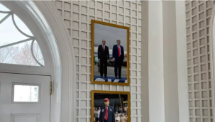 Trump, Beyaz Saray'a Putin'le olan fotoğrafını astı