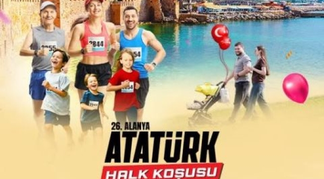 Atatürk'ün Alanya'ya Gelişinin Yıl Dönümünde Halk Koşusu Düzenleniyor