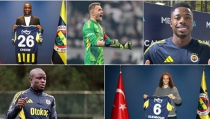Fenerbahçe, ikinci transfer ve tescil döneminde kadrosuna 5 futbolcu dahil etti.