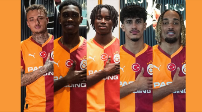 Galatasaray, "ara" olarak adlandırılan sezonun ikinci transfer ve tescil döneminde renklerine 5 oyuncu bağladı.