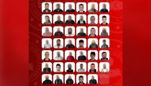 Kırmızı bültenle ve ulusal seviyede aranan 41 firari suçlu yakalandı