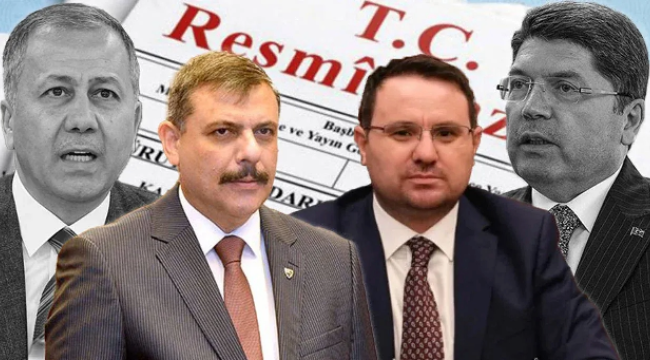 Resmi gazetede yayımlandı: Adalet Bakanı ve İçişleri Bakanı değişti