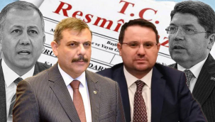 Resmi gazetede yayımlandı: Adalet Bakanı ve İçişleri Bakanı değişti