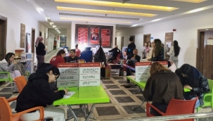 ALANYA'DA "BİRBİRİMİZE CANDAN BAĞLIYIZ" KAN BAĞIŞI KAMPANYASI