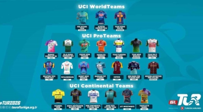 61. Cumhurbaşkanlığı Türkiye Bisiklet Turu'na katılan takımlar açıklandı
