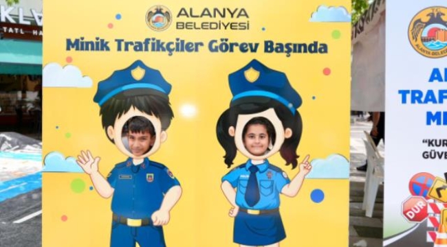 ALANYA'DA TRAFİK HAFTASI'NDA ANLAMLI ETKİNLİK
