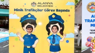 ALANYA'DA TRAFİK HAFTASI'NDA ANLAMLI ETKİNLİK