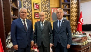 BAŞKAN ERDEM, ALANYA DOSYASINI BAHÇELİ'YE SUNDU