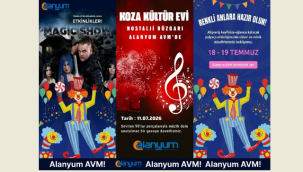 Alanyum AVM'de Temmuz Ayı Eğlence Dolu Geçecek!