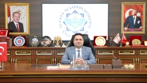 REKTÖR TÜRKDOĞAN: "BİZLERE DÜŞEN GÖREV ÜLKESİNE KARŞI SORUMLULUK HİSSEDEN GENÇLER YETİŞTİRMEKTİR"