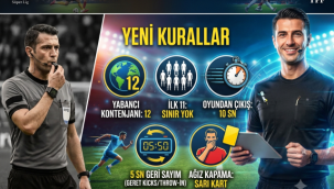 Süper Lig'te uygulanacak yeni kurallar açıklandı