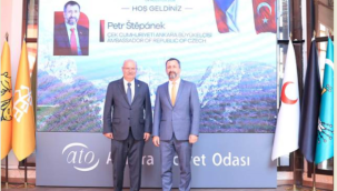 BARAN: "ANKARA'NIN İHRACAT POTANSİYELİ SAYESİNDE ÇEK CUMHURİYETİ İLE 6,5 MİLYAR DOLAR DÜZEYİNDE OLAN TİCARET HACMİMİZİ DAHA DA YUKARI TAŞIYABİLİRİZ"