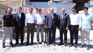BARAN: "GÖLBAŞI'NIN SAHİP OLDUĞU POTANSİYEL DOĞAL TAŞ VE MERMER SEKTÖRÜMÜZÜ DAHA GÜÇLÜ NOKTALARA TAŞIYACAKTIR"