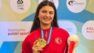 Milli atıcı Tuğba Bugur 23 yaş altında Avrupa şampiyonu oldu
