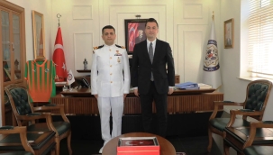 Sahil Güvenlik Karakol Komutanı Osman Karalay yüzbaşılığa terfi etti 