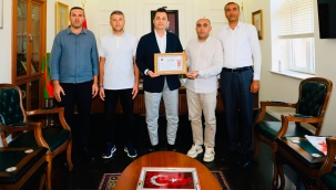 Şehit ailelerinden Kaymakam Öztürk'e ziyaret