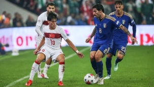 A Milli Futbol Takımımız, İtalya'ya mağlup oldu