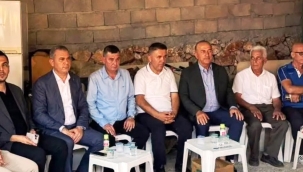 Kerim Ertekin için düzenlenen mevlid yemeğine katıldılar