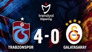Trabzonspor'dan Galatasaray'a gol yağmuru