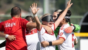 Görme Engelli Kadın Milli Futbol Takımı namağlup Avrupa şampiyonu oldu