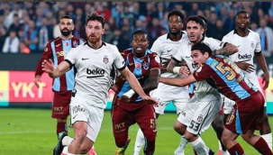 Trabzonspor, Beşiktaş'ı 2 golle geçti